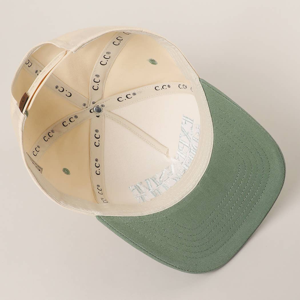 EXPENSIVE and DIFFICULT Embroidered Trucker Hat: BEIGE / One Size