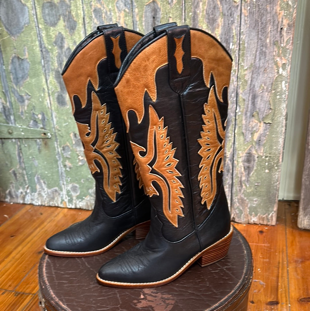 Urban Dust Pink Eagle Cowgirl Boot