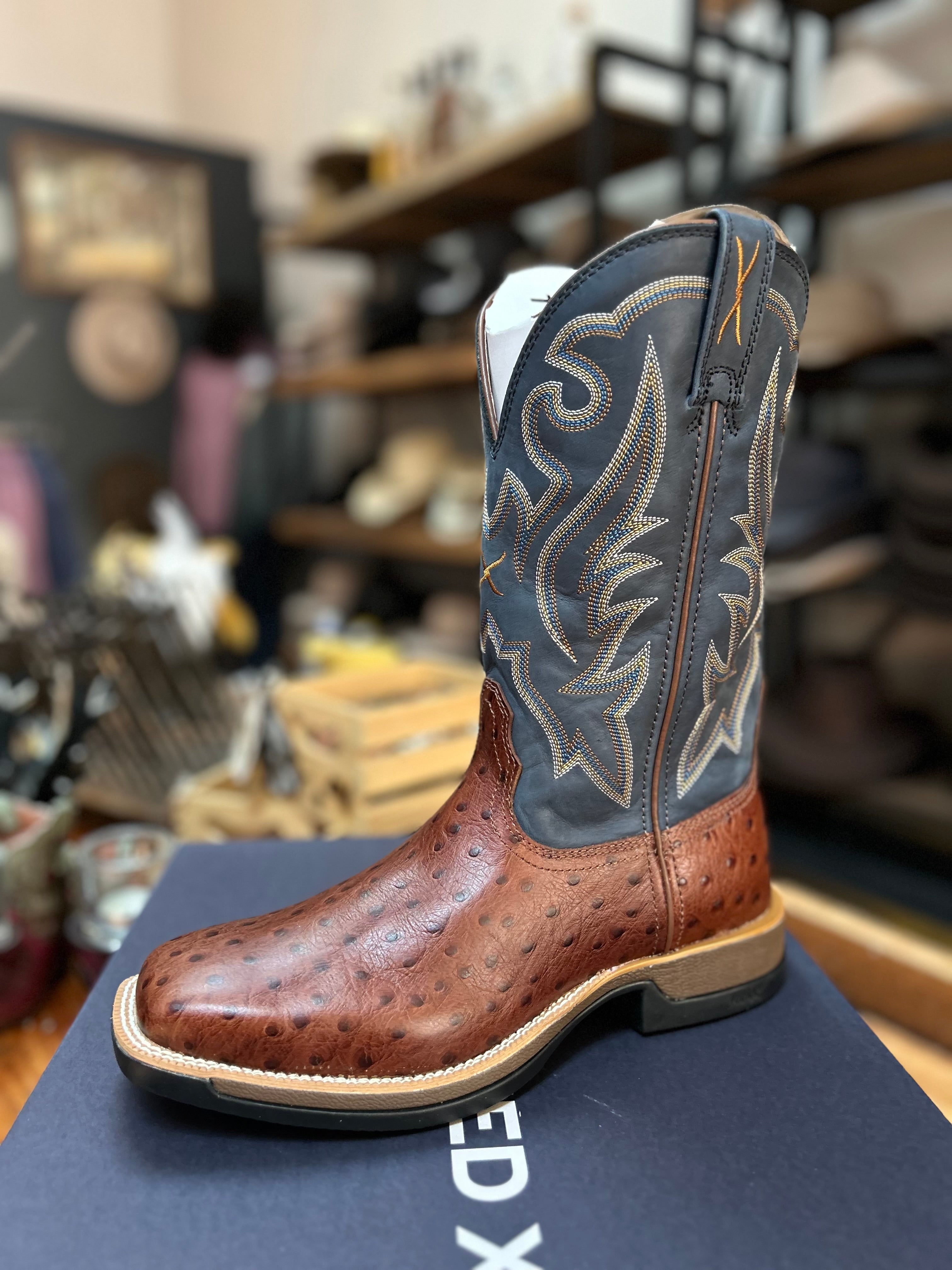 Twisted X Men's 11 Tech x1 Boot -  Chestnut / Navy