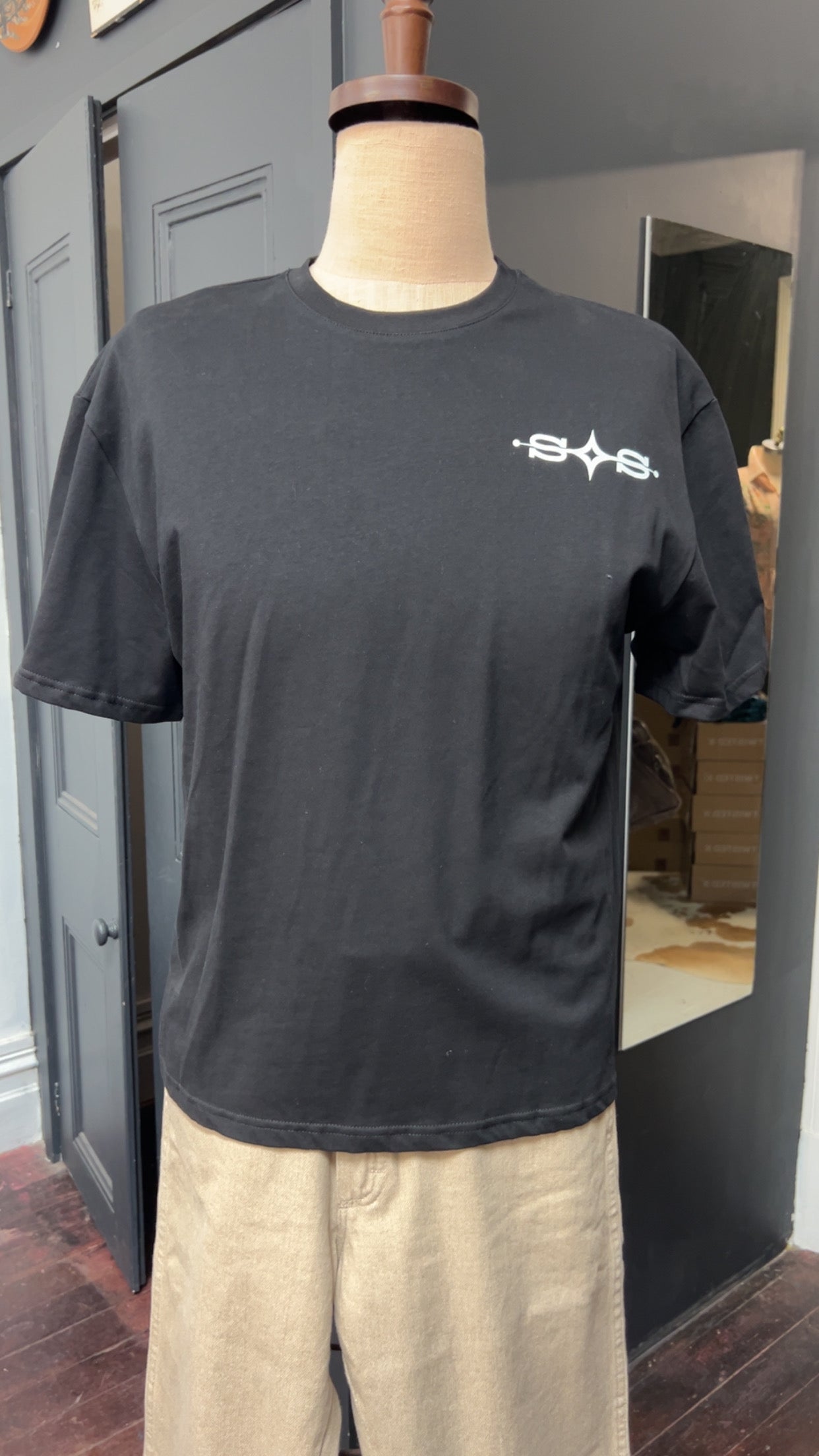 Studded Stallion Crussa T.Shirt - Black