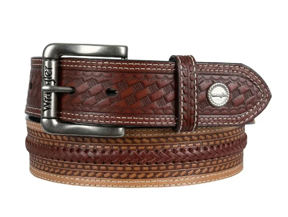Wrangler Mens Kayson Leather Belt