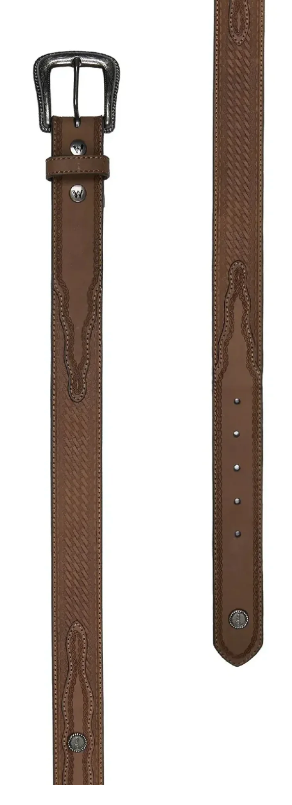 Wrangler Mens Dale Leather Belt