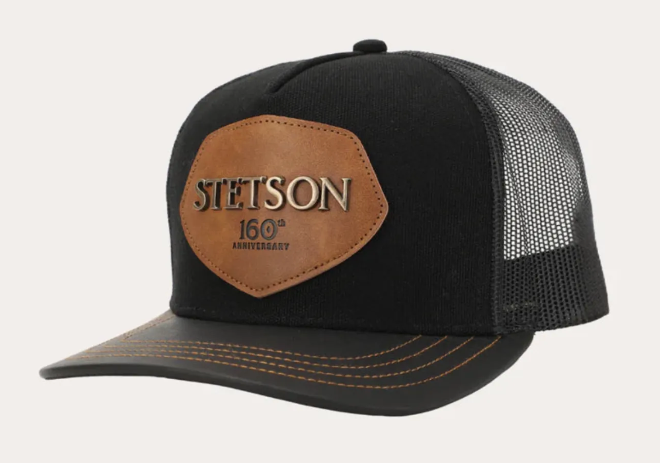 Stetson 160th Edition Trucker Cap BLACK