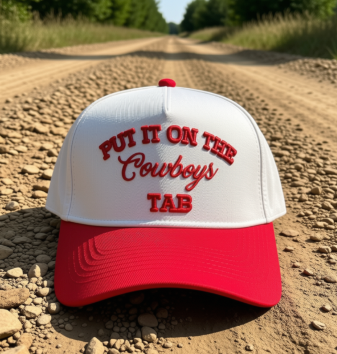 Urban Dust Put It On the Cowboys Tab Trucker Cap
