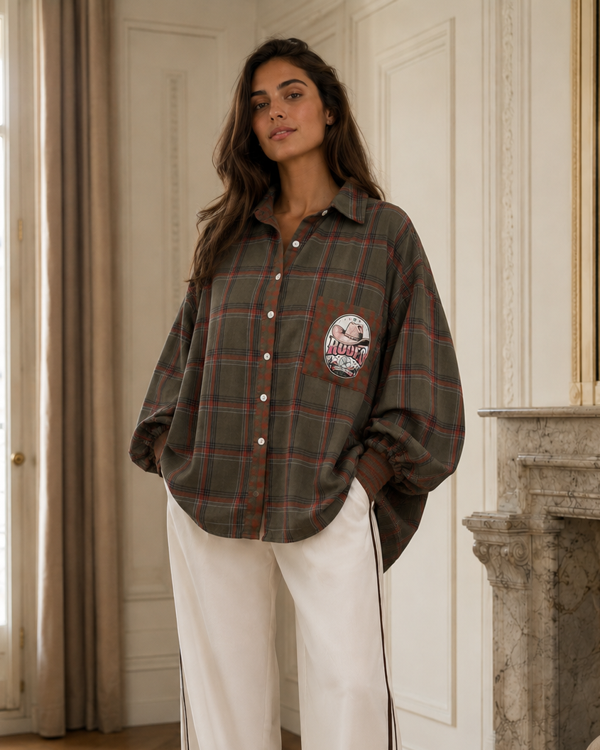 NINE NINE SIX SHIRT RODEO GINGHAM